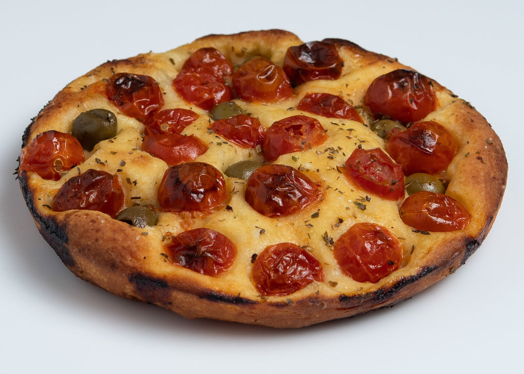 Focaccia ⭐️香草麵包 配車厘茄和橄欖 with tomatoes & olives - 250g [🧊急凍]