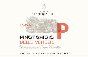 Rose "Pinot Grigio Ramato" Corte Giacobbe - 750ml [Silk-Smooth] [Full-Bodied] 【DOC】