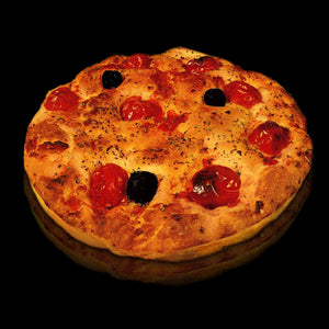 Focaccia ⭐️香草麵包 配車厘茄和橄欖 with tomatoes & olives - 250g [🧊急凍]
