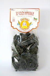 【長】Tonnarelli with Squid Ink 🦑 墨魚汁闊意粉 - 500g