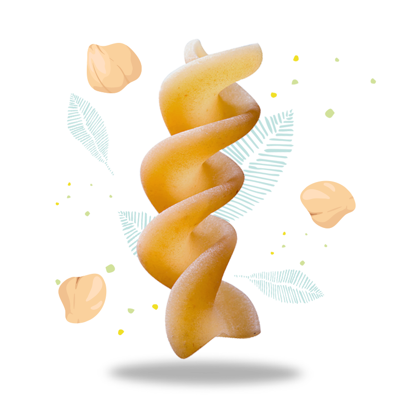 【Gluten-Free 軟】🟤 Chickpeas Fusilli | 鷹嘴豆 螺絲粉 - 250g【🌿 Vegan Protein Pasta 純素富蛋白質 】