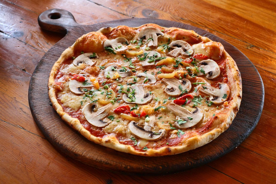 Pizza Funghi - 蘑菇芝士薄餅