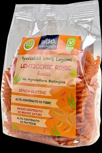 【Gluten-Free 軟】🔴 Lentils Fusilli | 紅扁豆 螺絲粉 - 250g【 🌿 Vegan Protein Pasta 純素 富蛋白質 】