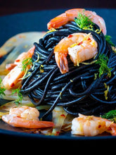 將圖片載入圖庫檢視器 【長】Tonnarelli with Squid Ink 🦑 墨魚汁闊意粉 - 500g
